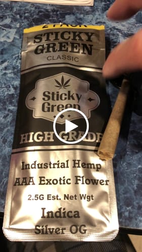 Customer video review of Silver OG High Grade Pre Rolls (Indica)