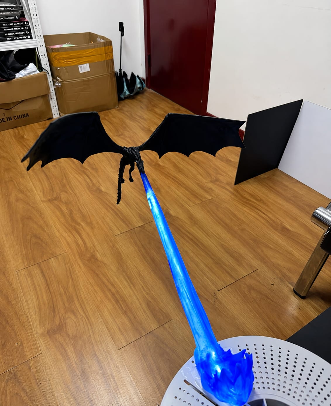 Customer photo review of Dragon flame lamp
