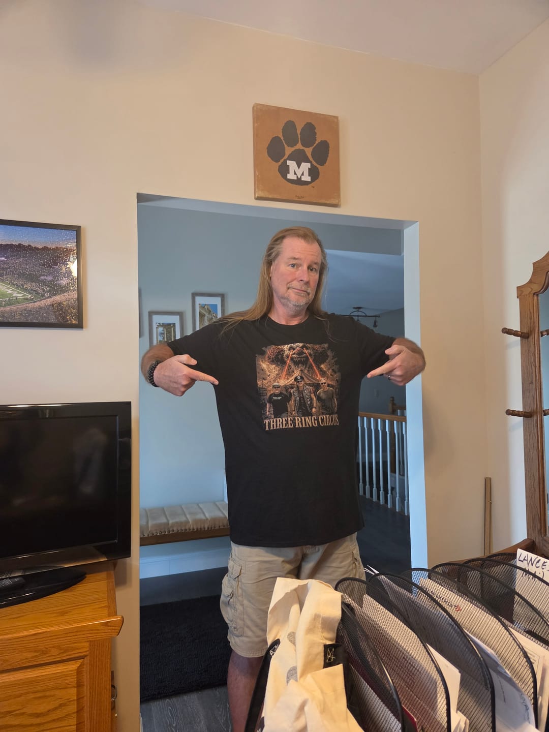 Customer photo review of Custom t-shirts
