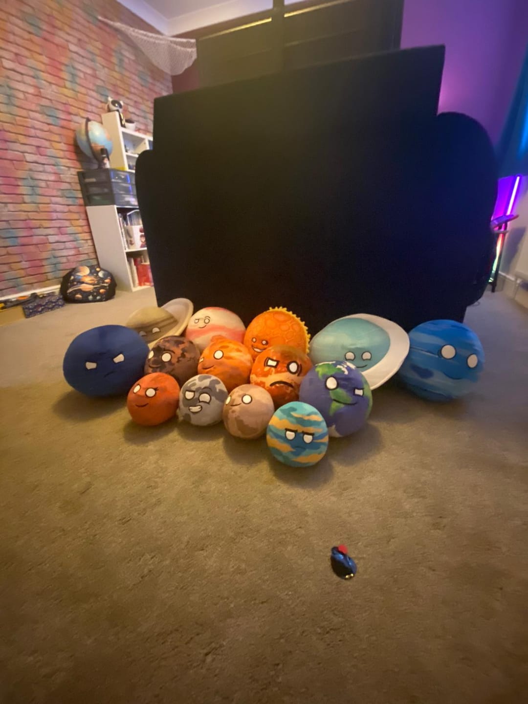 Customer photo review of The SolarBalls Mars Plush
