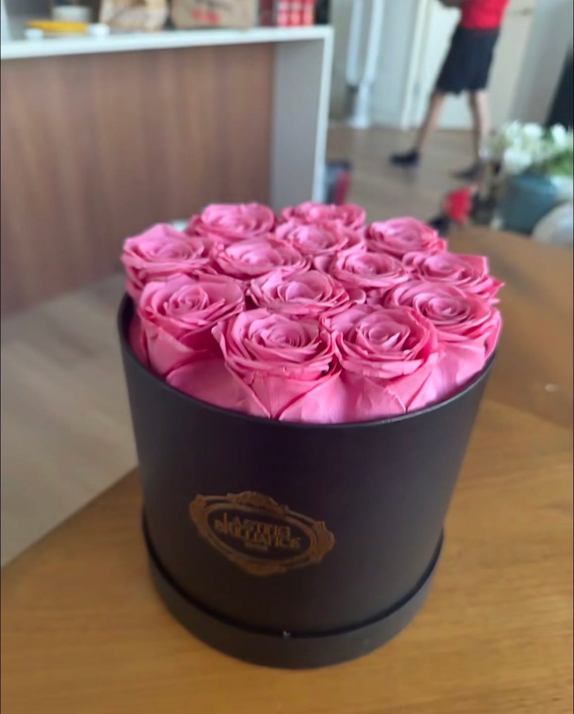 Customer photo review of Signature 13 Roses In Black Box