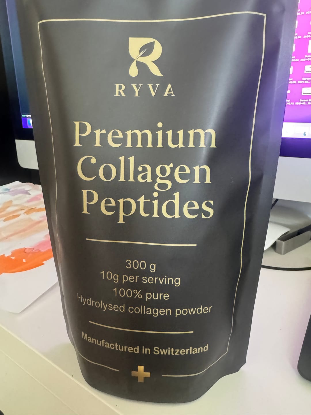 Customer photo review of RYVA Premium Collagen Peptides | 300 g = 30 Portionen