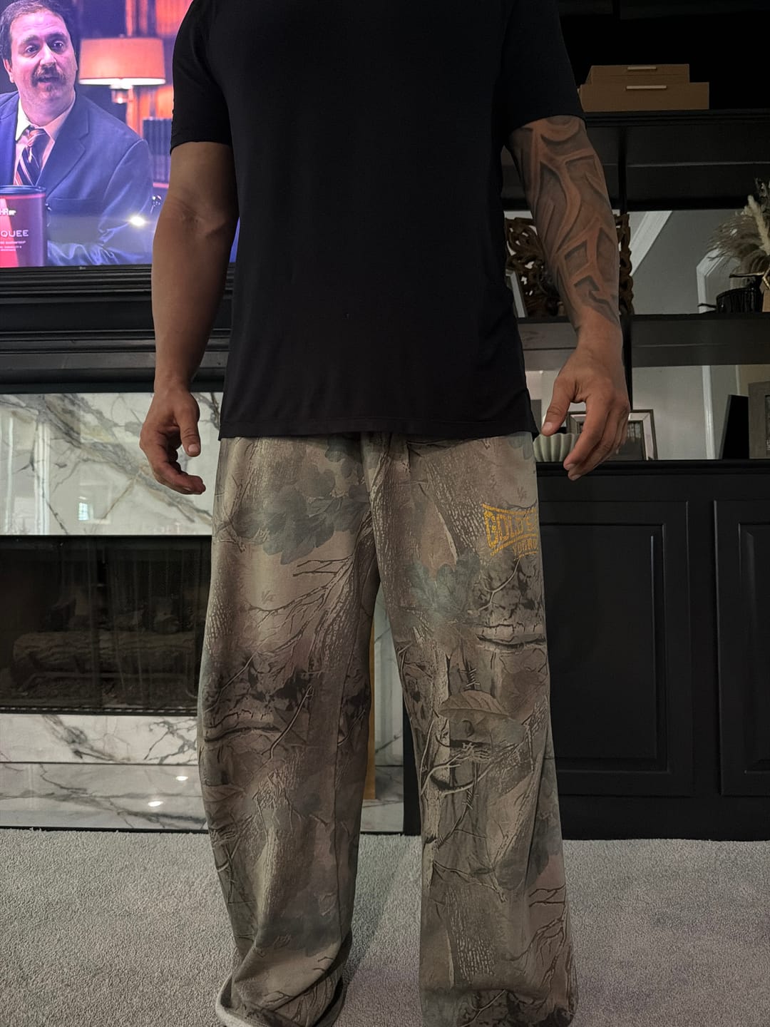 Customer photo review of 2094 - Tree Camo Collection - No Cuff Sweats