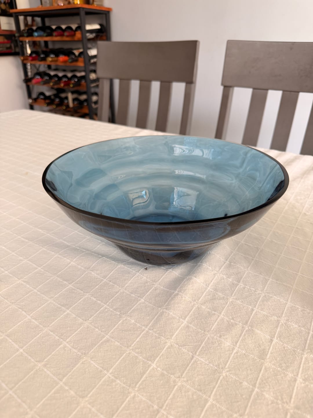 Customer photo review of Underlay Blue Smoke Royal Marika Large Bowl