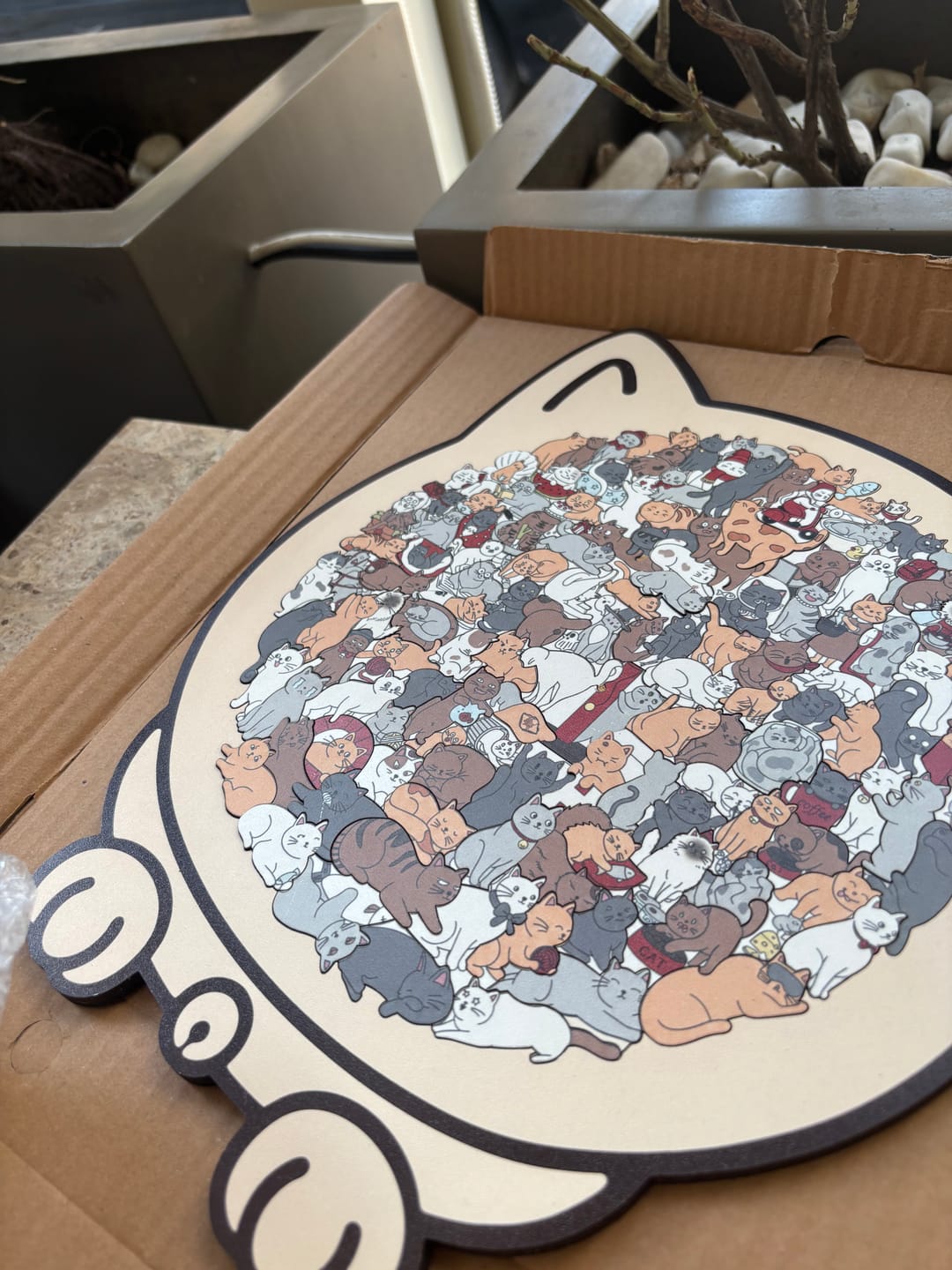 Customer photo review of PuzzPati® Ahşap Kedi Puzzle