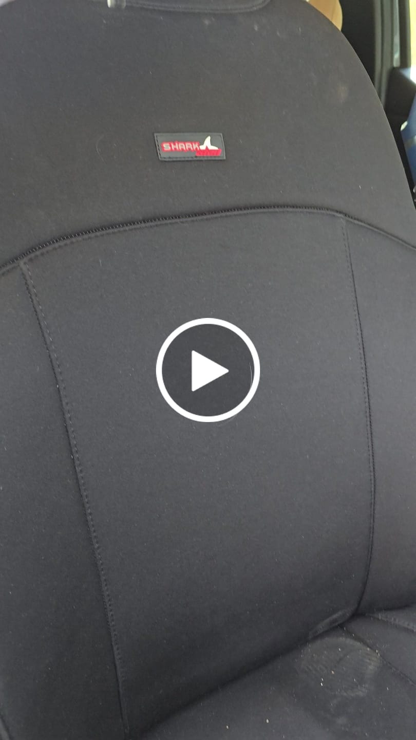 Customer video review of Sharkskin PLUS Neoprene Seat Covers for Ford RANGER NEXT-GEN XL / XLS