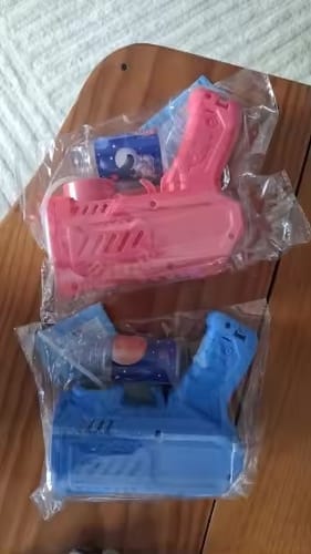 Customer photo review of BubbleBazooka™ – Electric Handheld Bubbles
