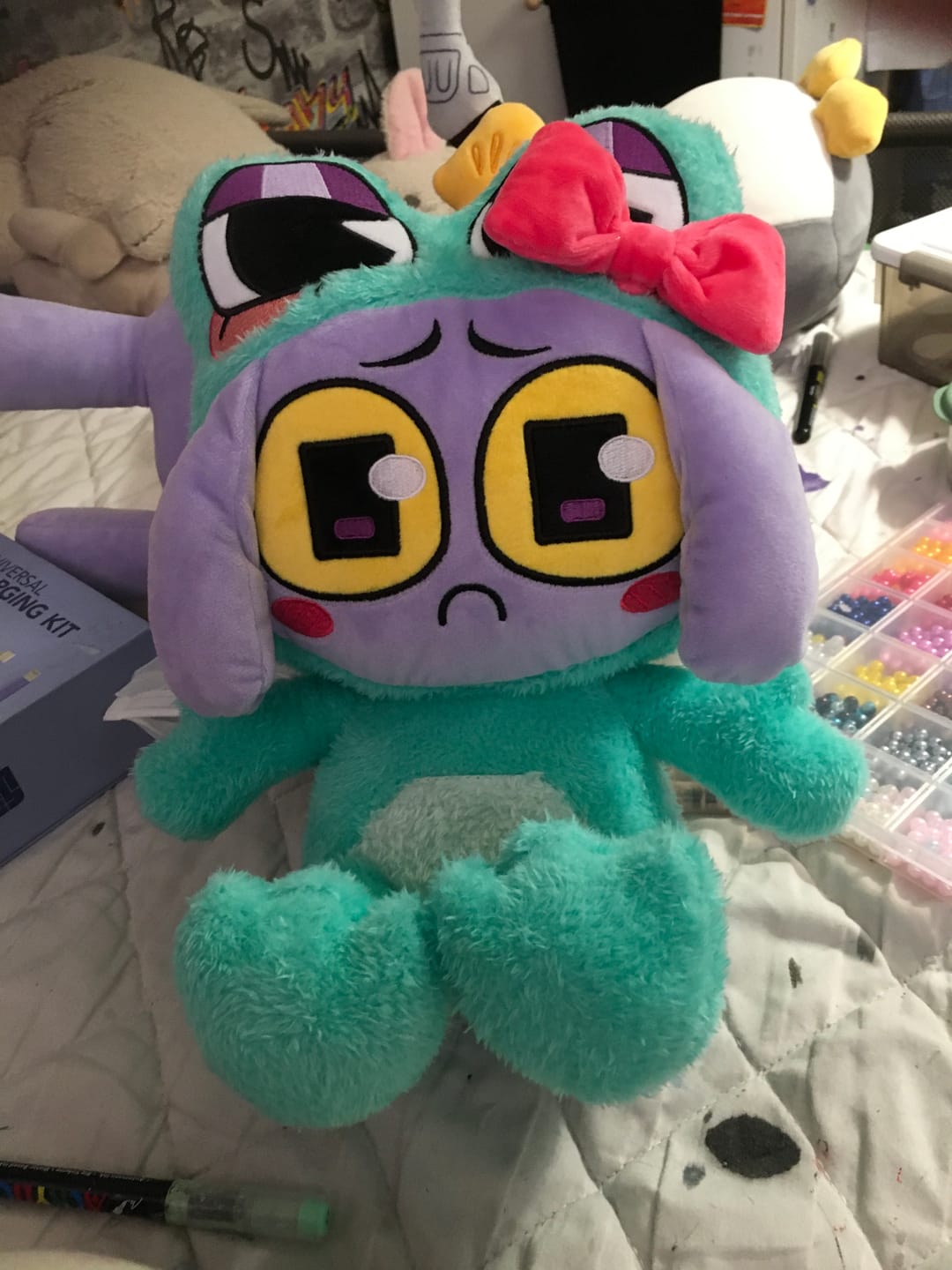 Customer photo review of Ribbit-Suit Jax Plush