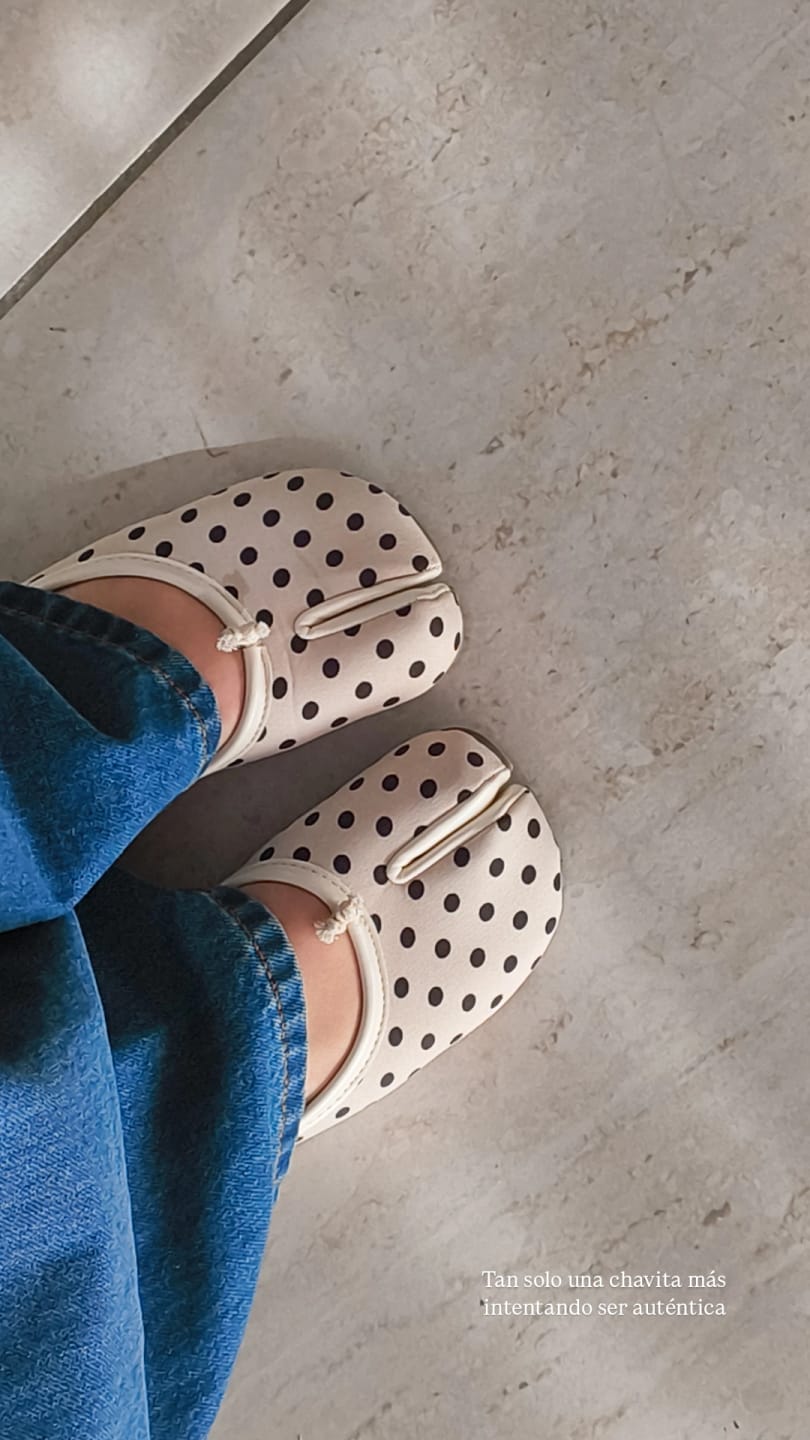 Customer photo review of Bailarinas Tabi Valentina