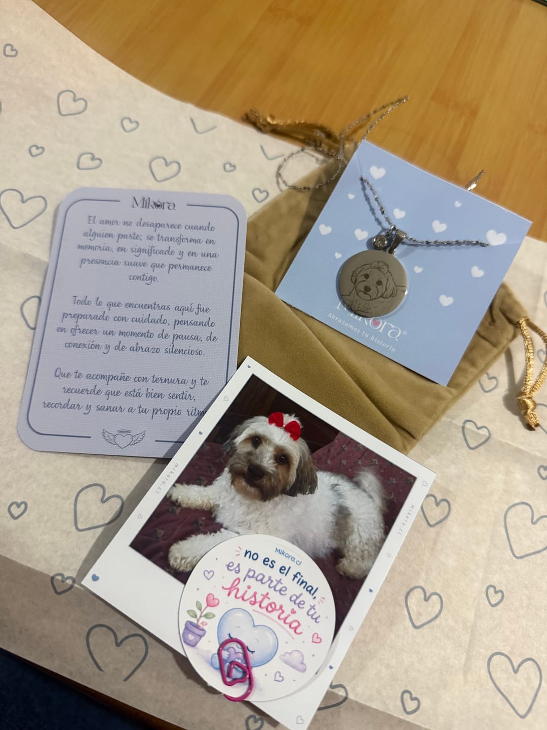 Customer photo review of Collar Grabado con la foto de tu Amigo Fiel 🐶
