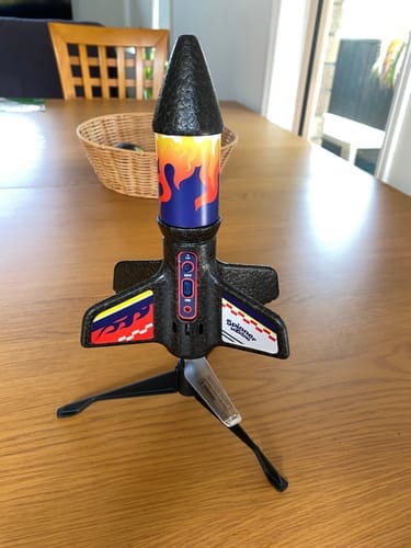 Customer photo review of SkySpinner™ – Parachute Rocket Launcher
