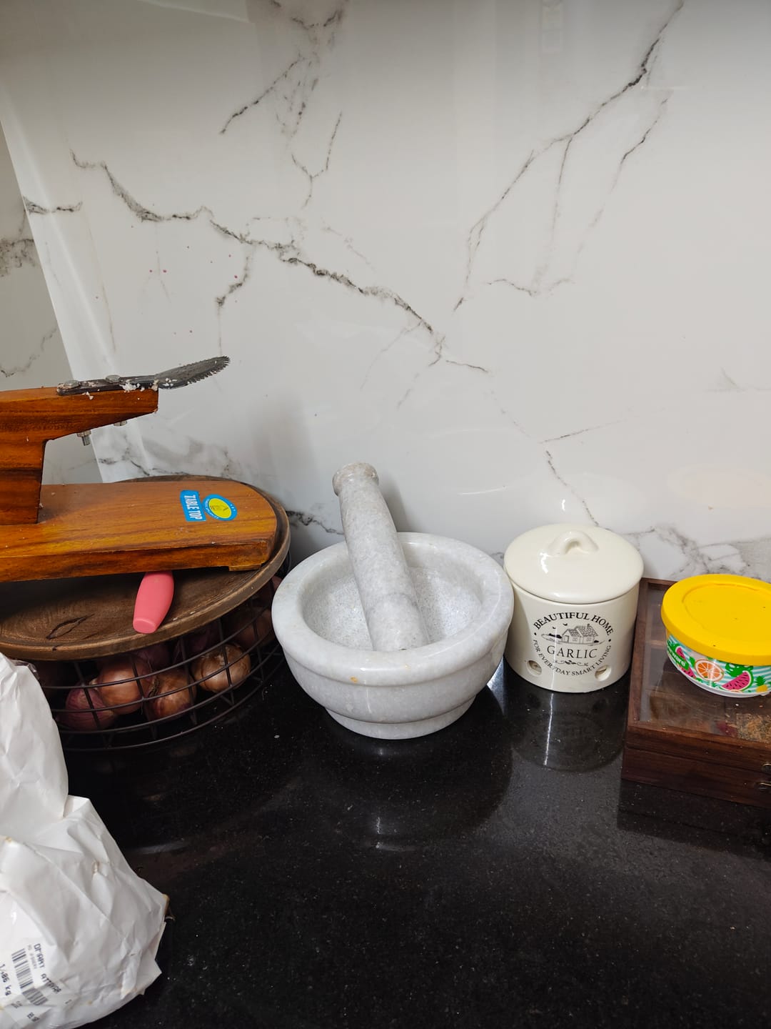 Customer photo review of Mortar and Pestle, Wonder White - Handicraft Bazaar