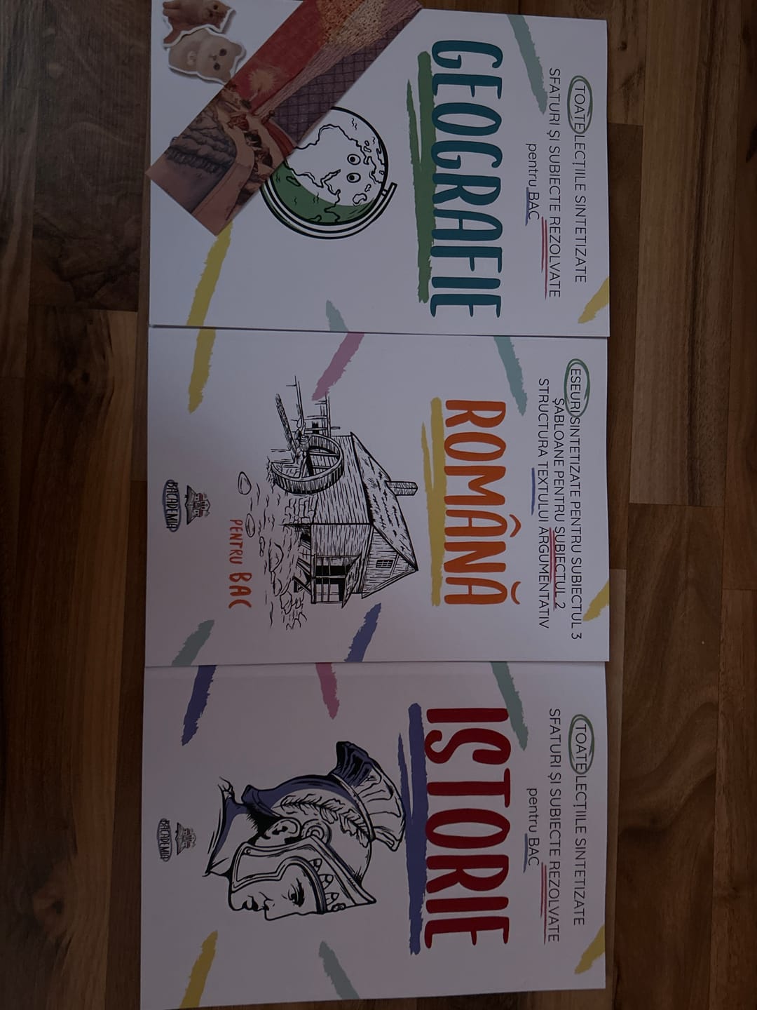 Customer photo review of Pachet Bacalaureat (Română + Istorie + Geografie) Bacademia