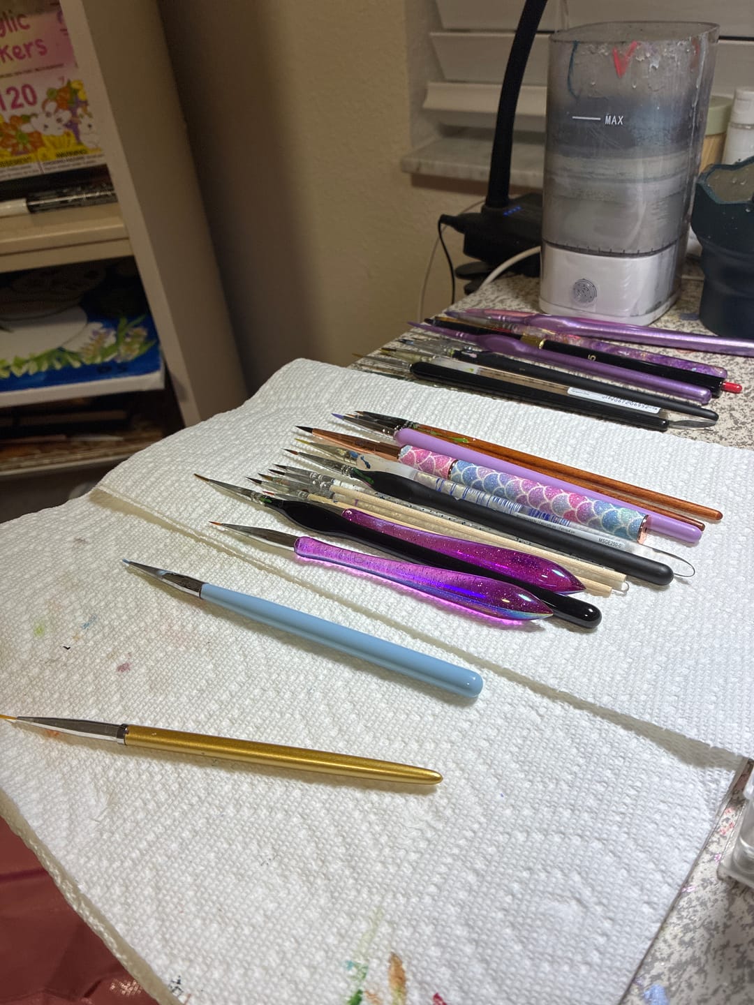 Customer photo review of Fine Detail Brush Set (10 pcs)