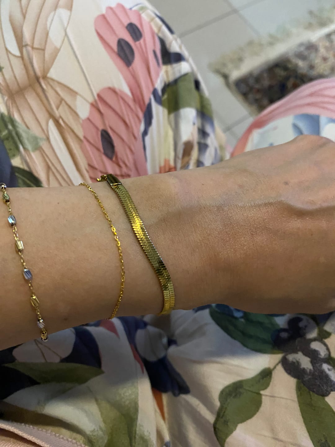 Customer photo review of Herringbone Bracelet | Essential