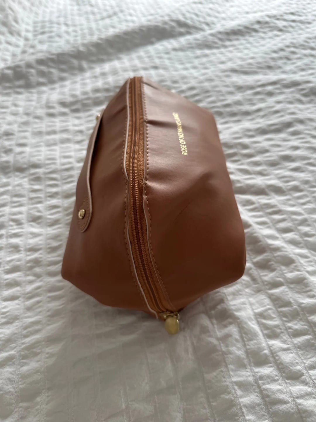 Customer photo review of Zippered Makeup Organizer Bag for Travel and Daily Use