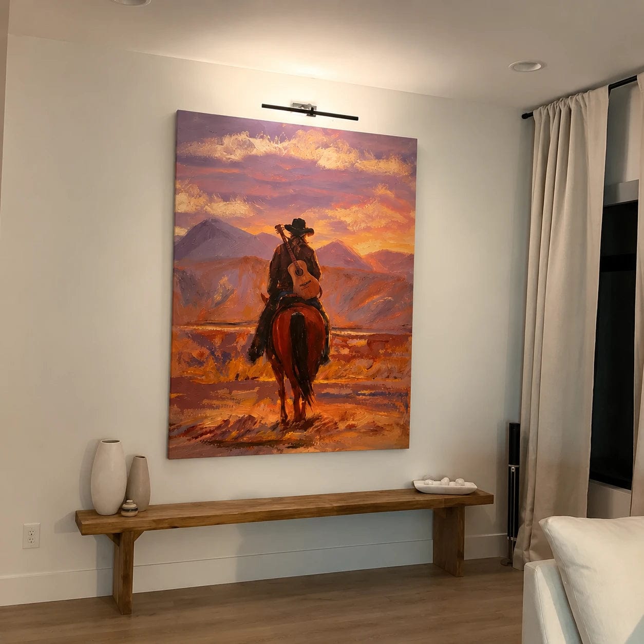 Customer photo review of Western Landscapes Art｜Echoes of the Open Range