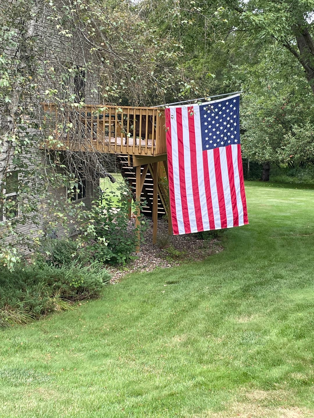 Customer photo review of 6' x 10' American Flag