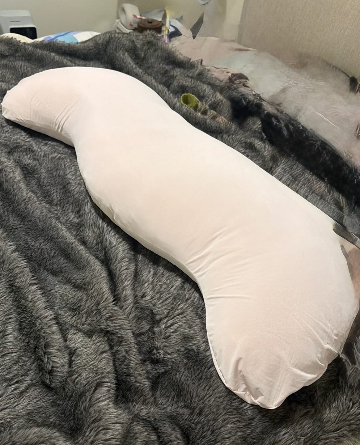 Customer photo review of The Snuggi Cooling Pillowcase