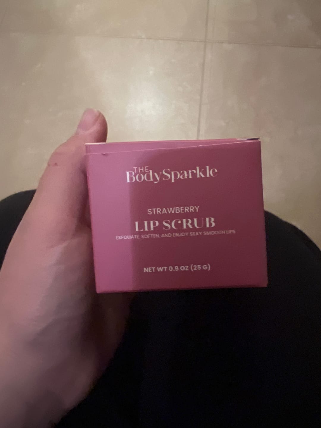 Customer photo review of Lip Scrub