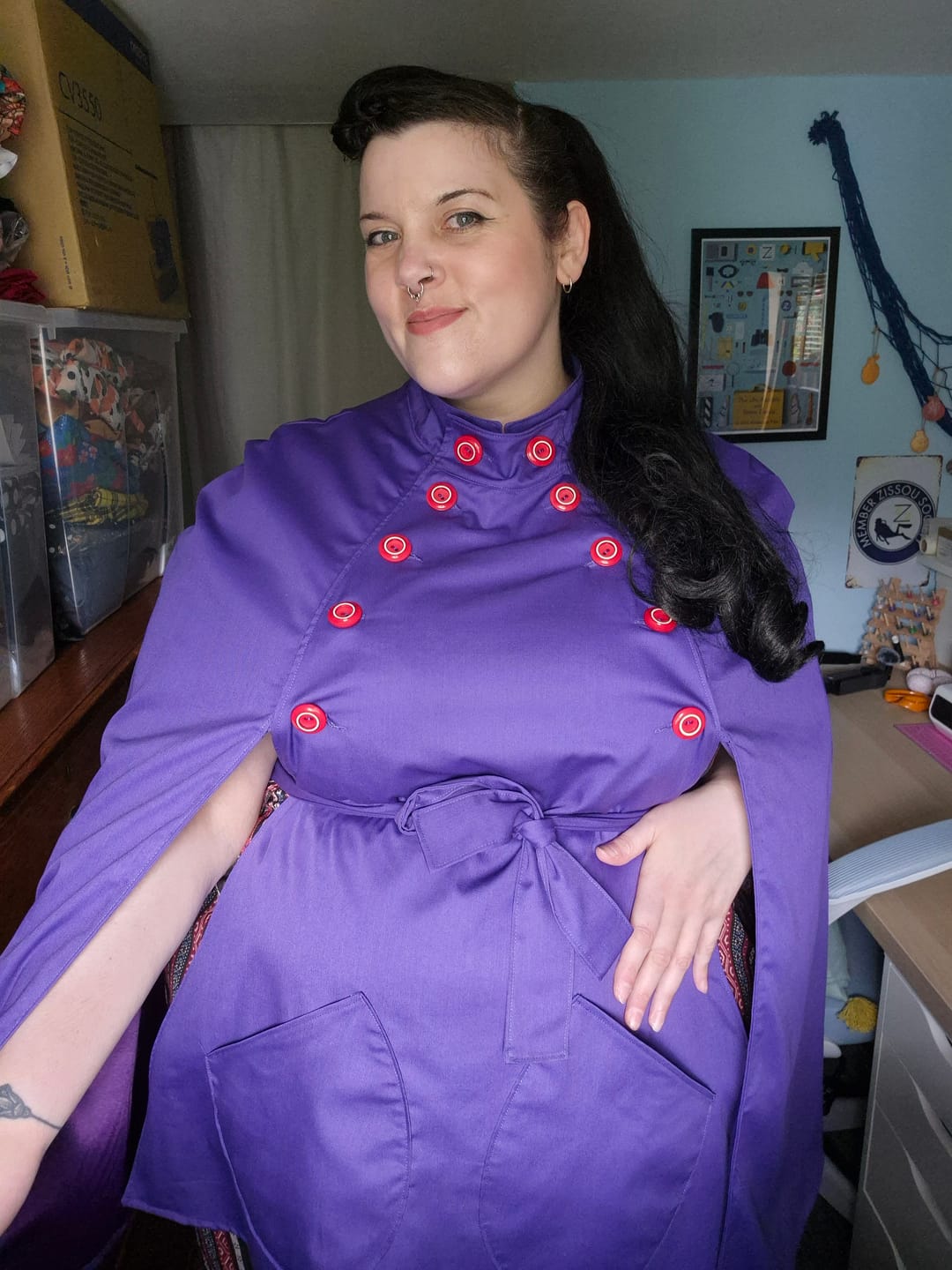 Customer photo review of Plain Polycotton Gabardine Twill Fabric