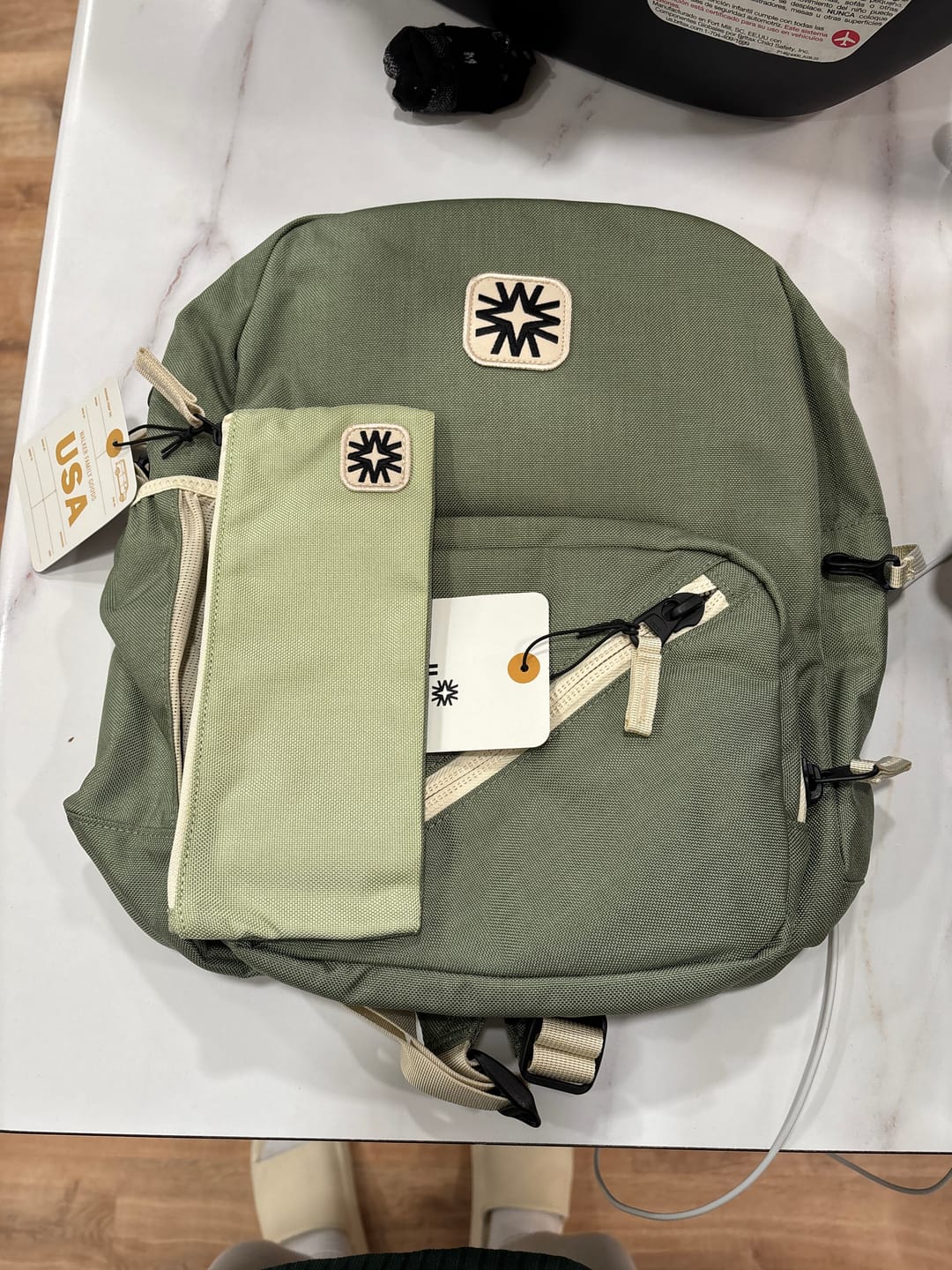Customer photo review of Tiny Tommy Pack Navy