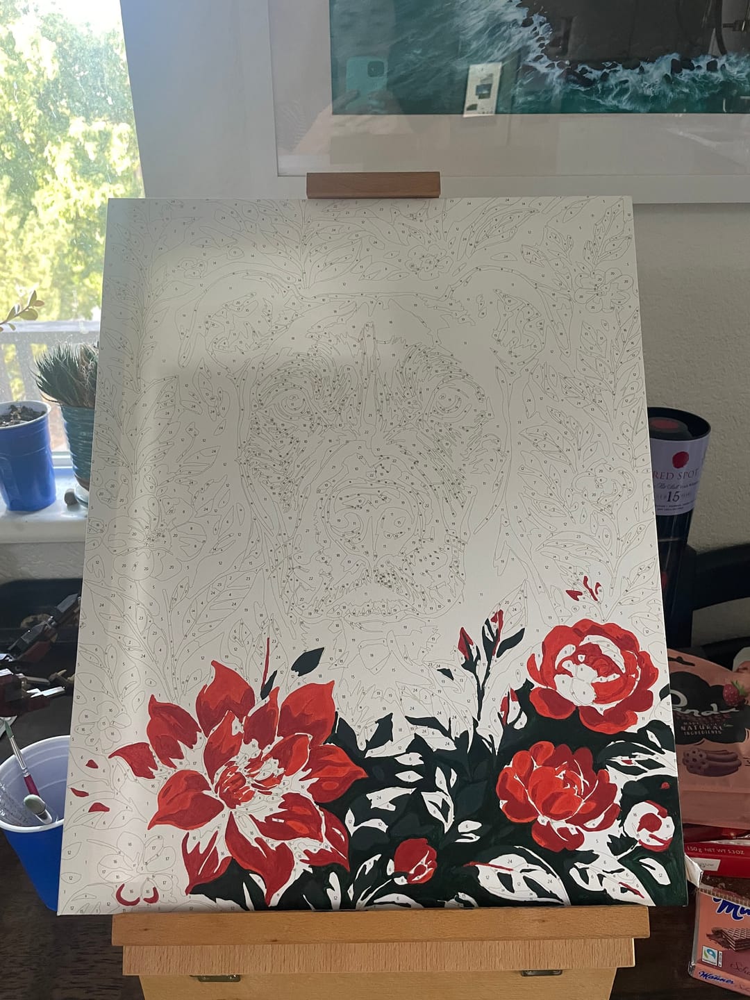 Customer photo review of Pet Custom Paint by Numbers (Style III)