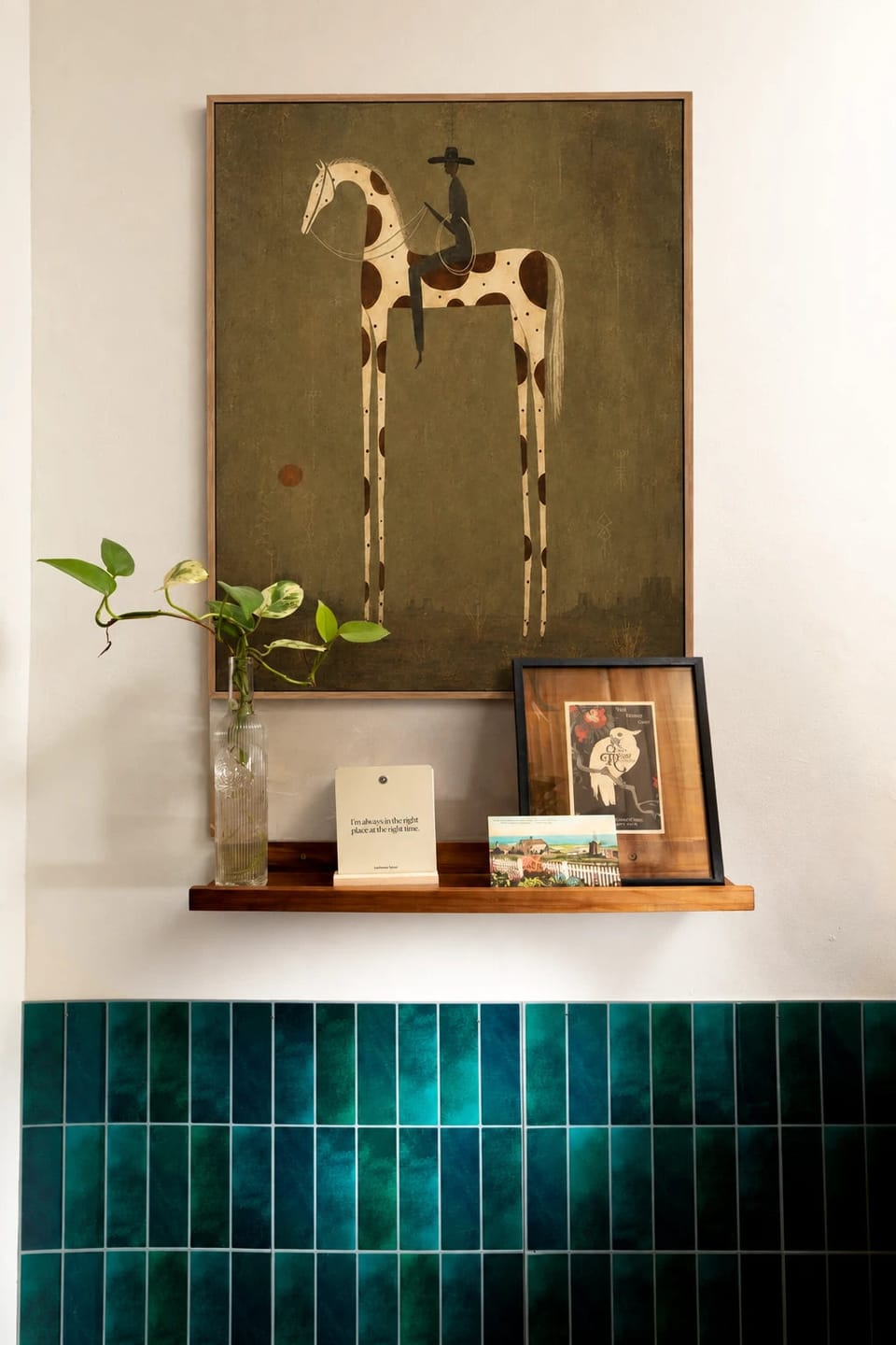 Customer photo review of Vintage Americana Art｜Spotted Mesa Rider