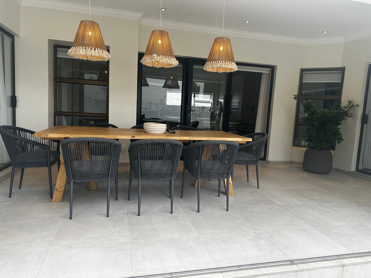 Customer photo review of Marrakesh Tasseled Pendant Light