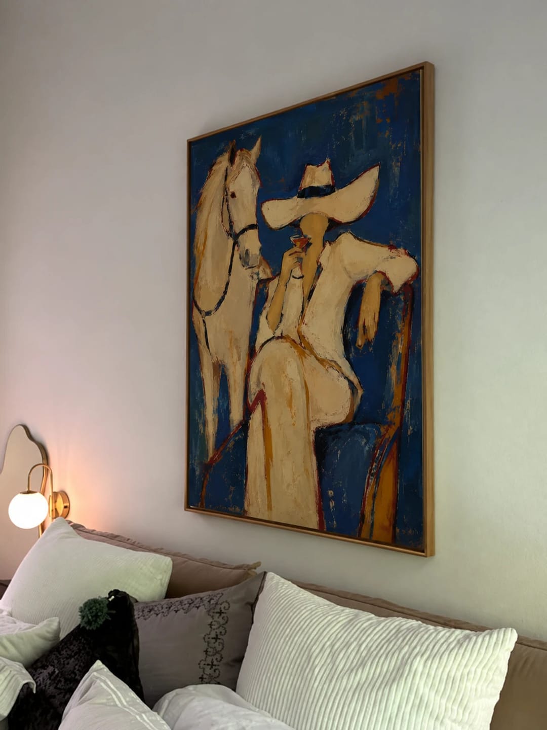 Customer photo review of Western Pop Art｜Cowgirl & Horse Reverie