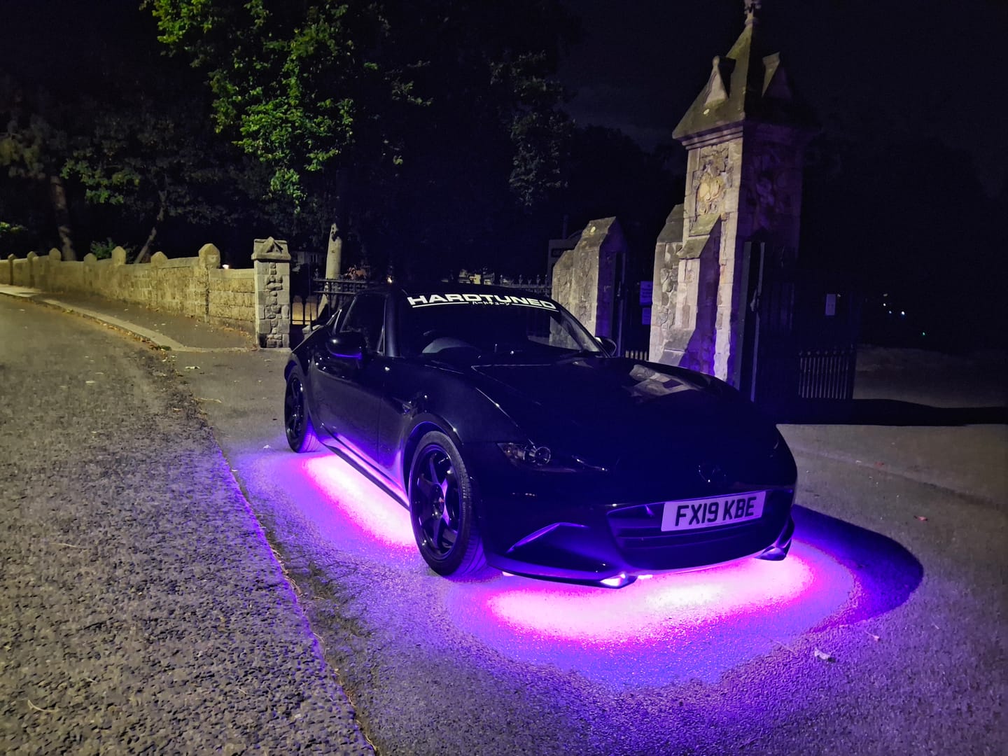 Customer photo review of ELGlow® Universal Car Underglow Kit