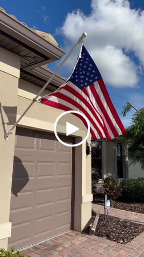 Customer video review of Heavy Duty American Nylon Flag - Made In USA