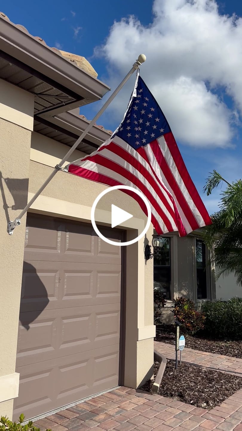 Customer video review of Heavy Duty American Nylon Flag - Made In USA