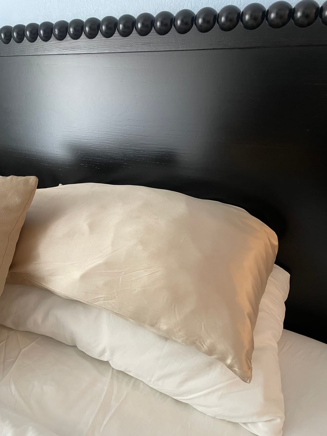 Customer photo review of 25 Momme 100% Pure Mulberry Silk Pillowcase