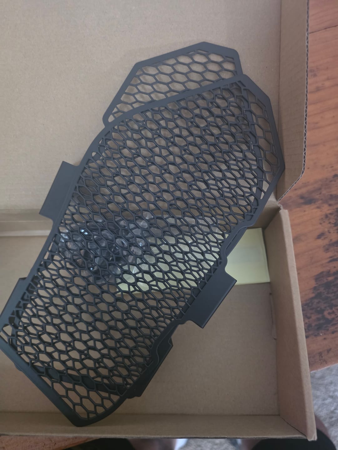 Customer photo review of Side Intake Mesh Grille Insert Guard For 2020-2023 Corvette