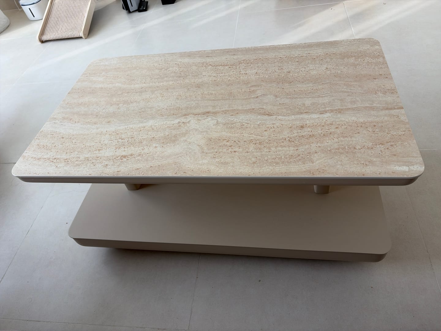 Customer photo review of Block Outdoor Side Table with Ceramic Top - KT8609N24CER
