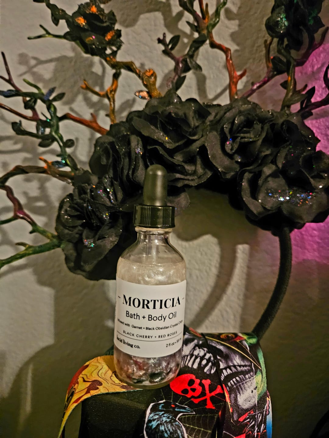 Customer photo review of MORTICIA Bath & Body Oil