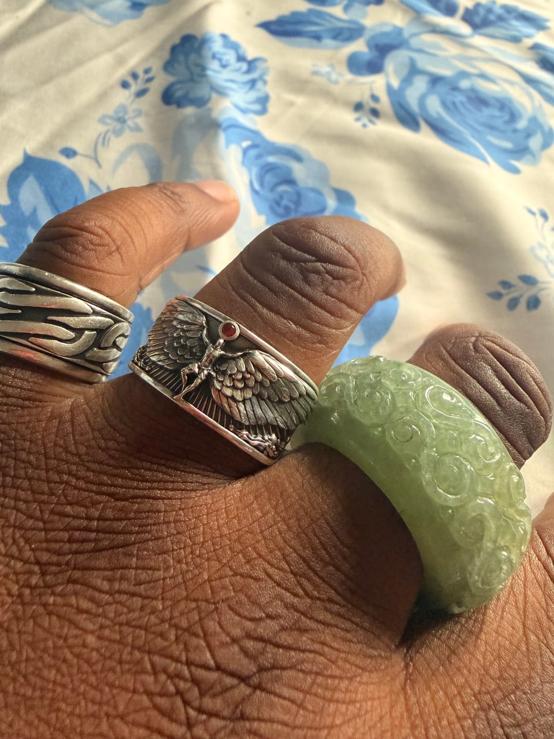 Customer photo review of Imperial Topaz Ring - ICARUS