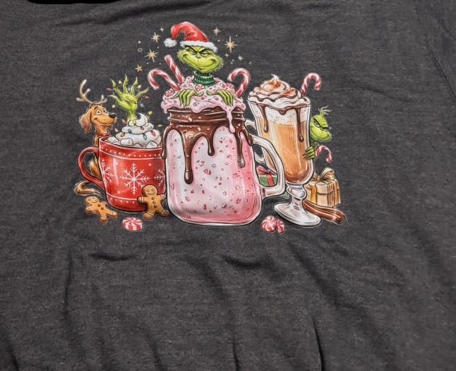Customer photo review of Festive Drinks Sweatshirt