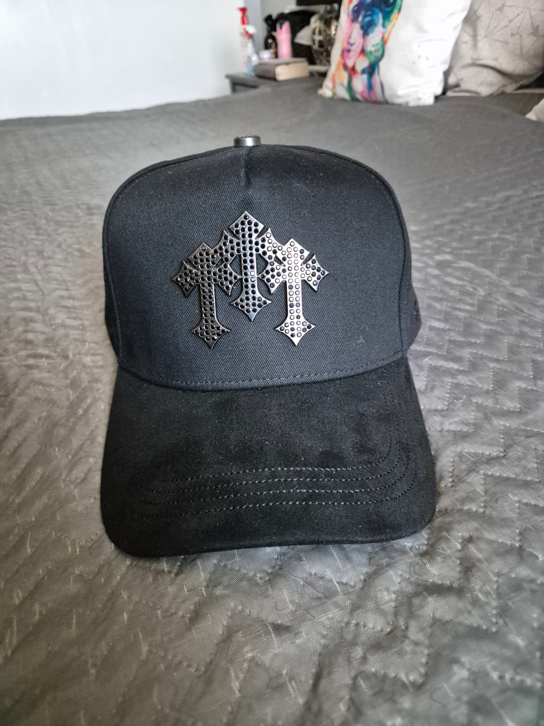 Customer photo review of BARBAS HATS CHROME BLACKOUT EDITION