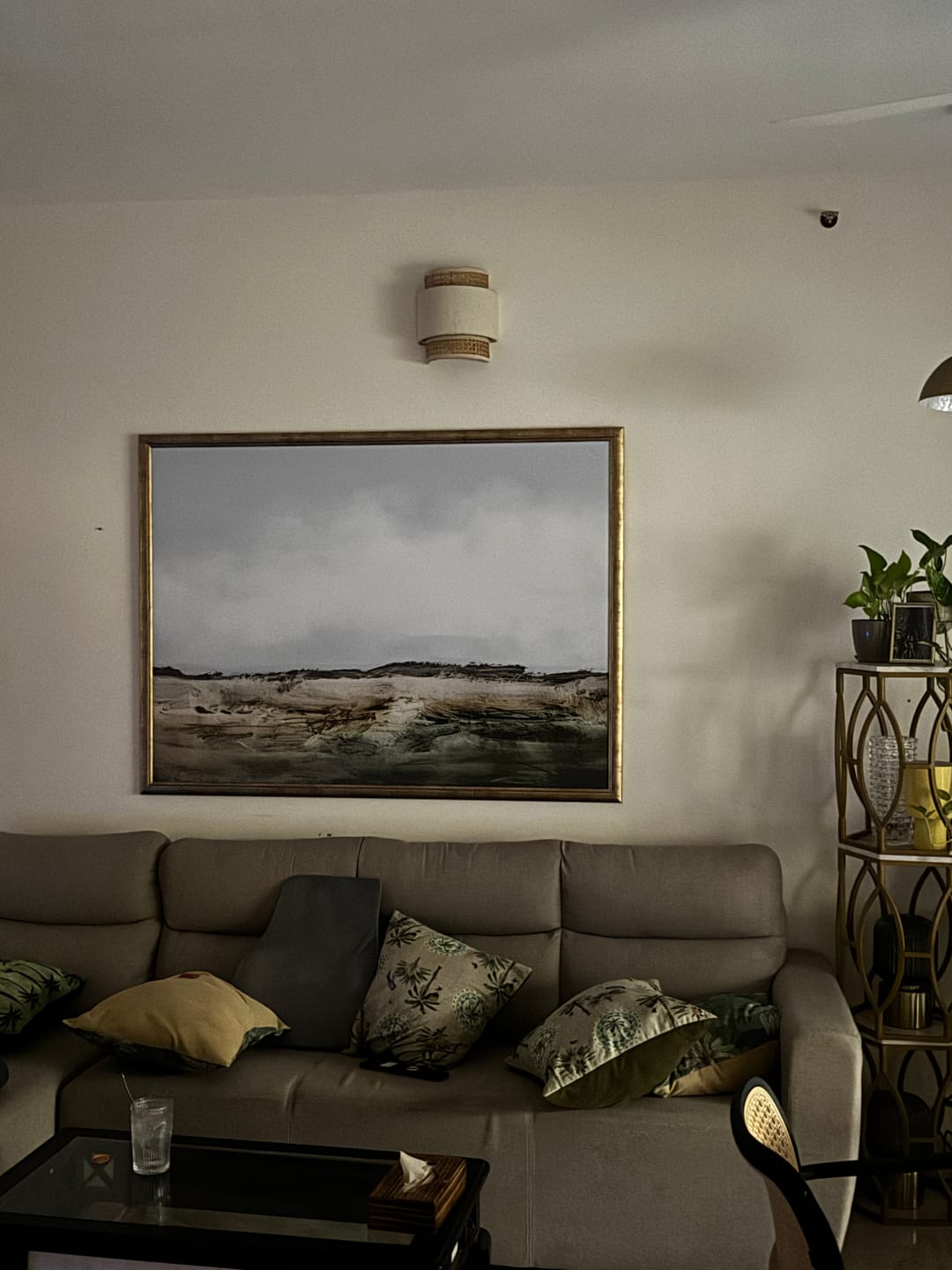 Customer photo review of Cliffs Canvas Painting