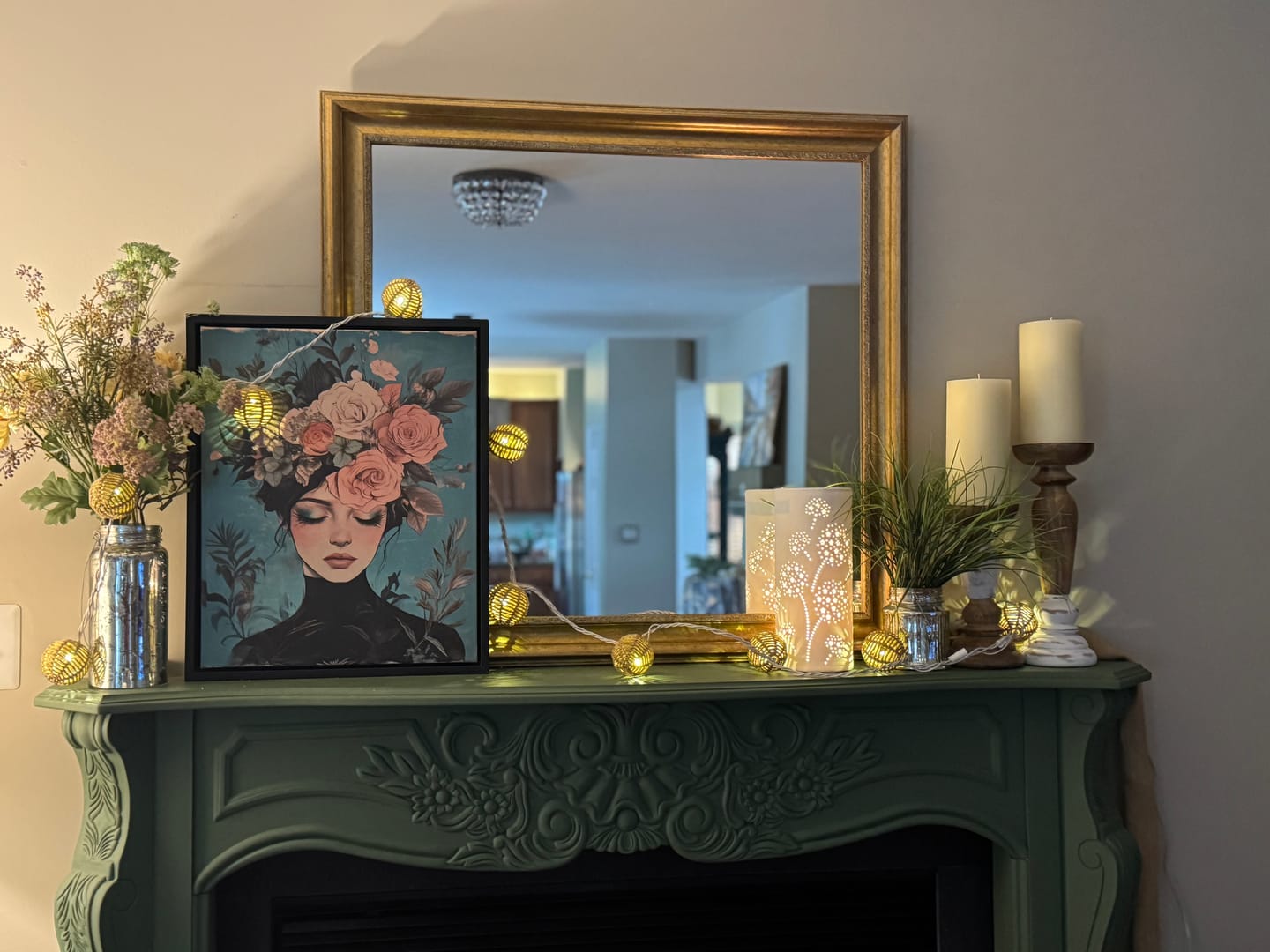 Customer photo review of Floral Muse No3 Print
