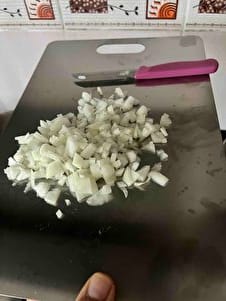 Customer photo review of Stelion™ Paslanmaz Çelik Kesme Tahtası