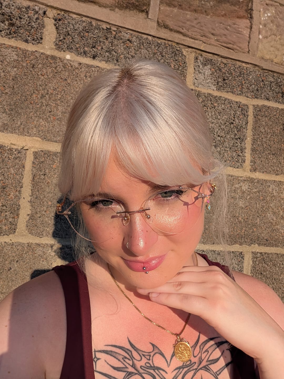 Customer photo review of Sienna Eyeglasses