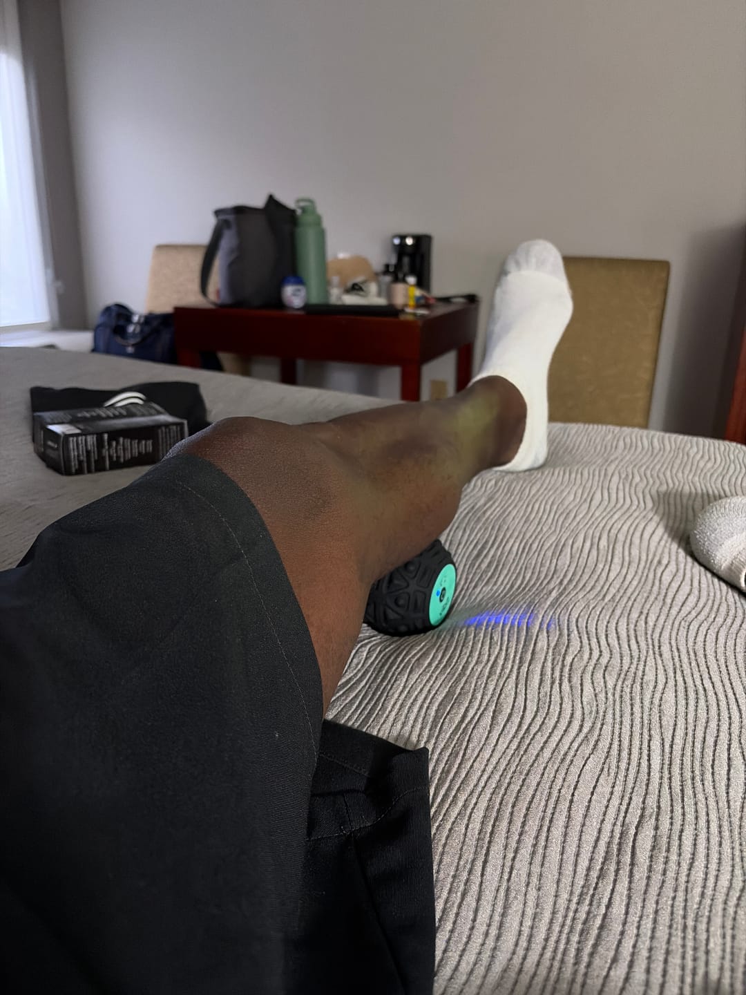 Customer photo review of Vibit ROLL - Portable Vibrating Massage Roller