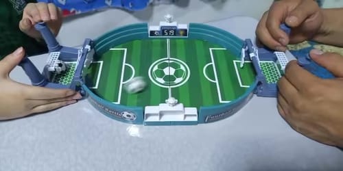 Customer photo review of Soccer Showdown™ – Head to Head Tabletop Soccer Game
