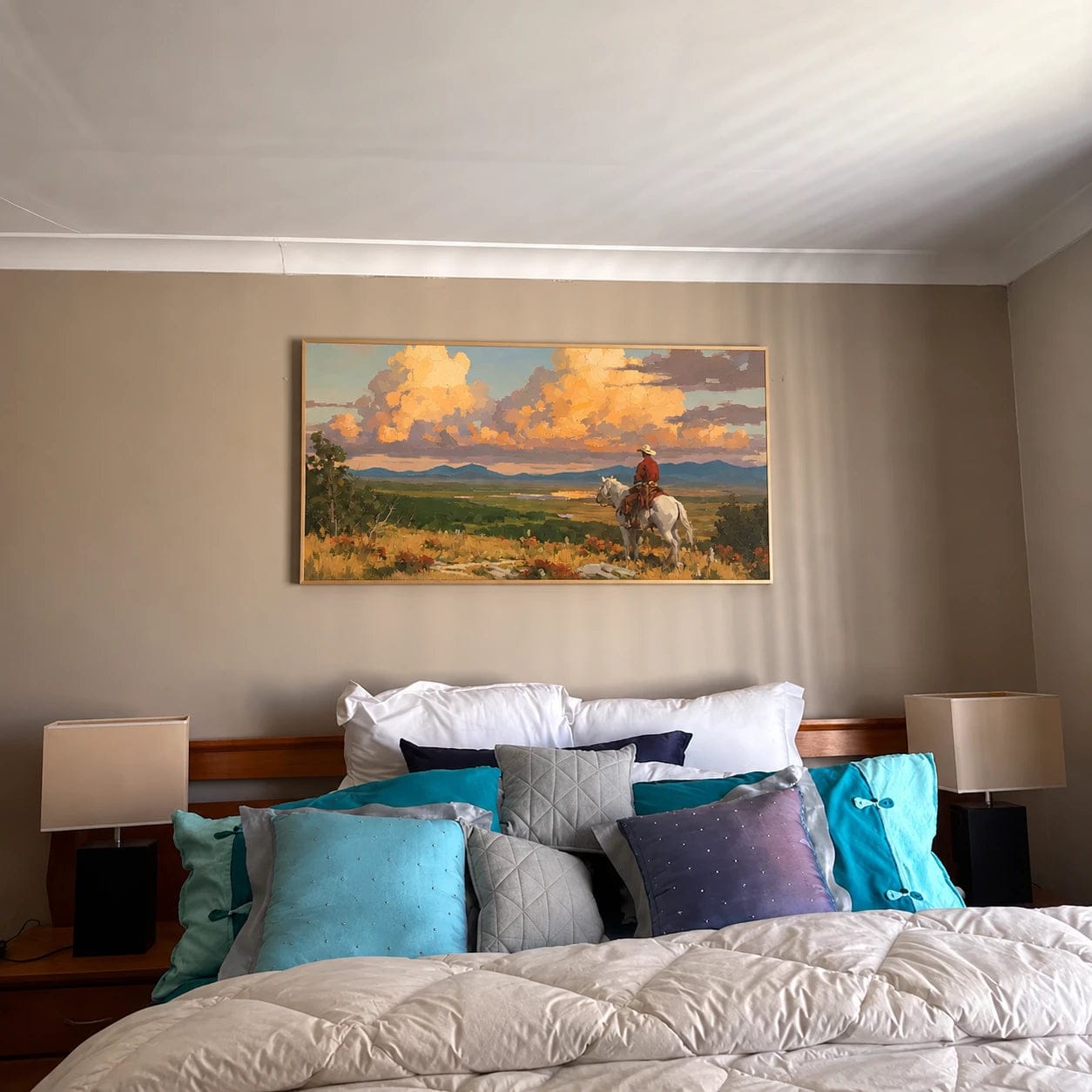 Customer photo review of Western Landscapes Art｜Golden Overlook