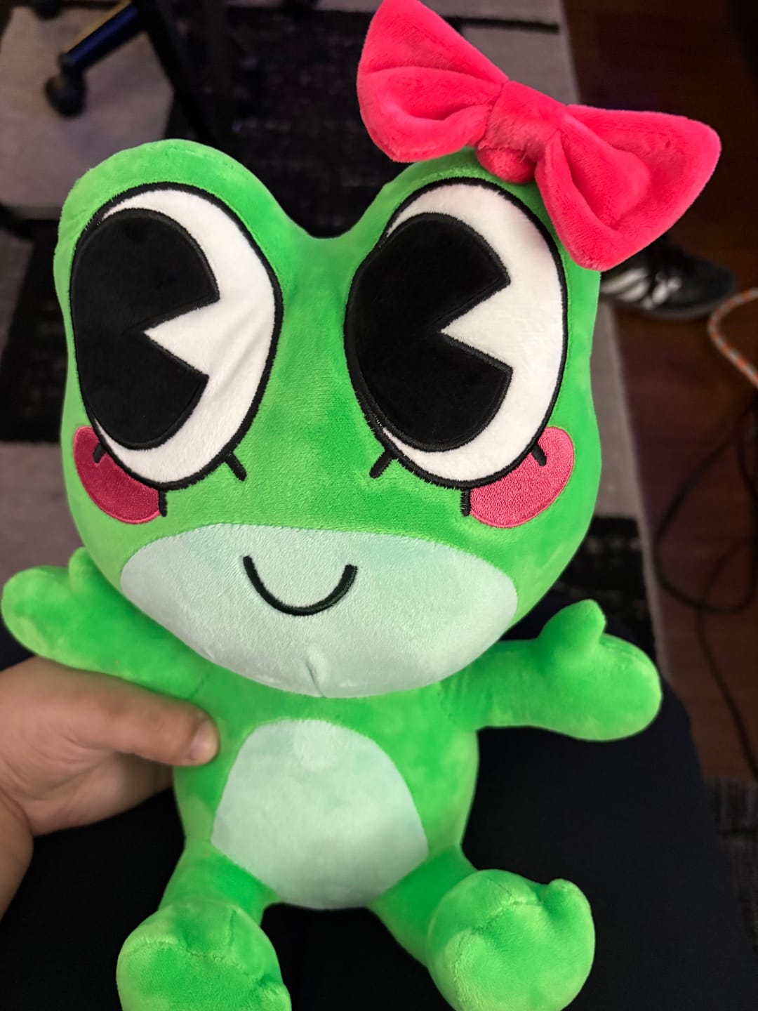 Customer photo review of Ribbit Plush