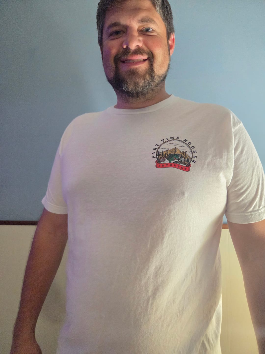 Customer photo review of PART TIME TEE