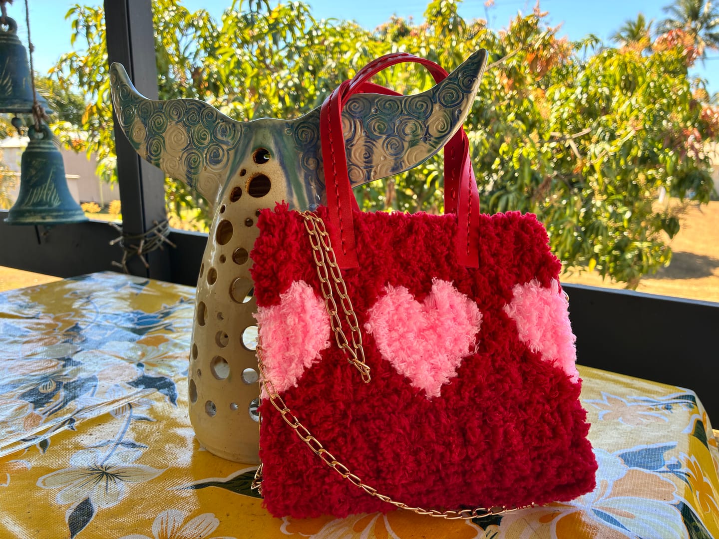 Customer photo review of RED HEARTBREAKER - Woven Tote Bag Kit
